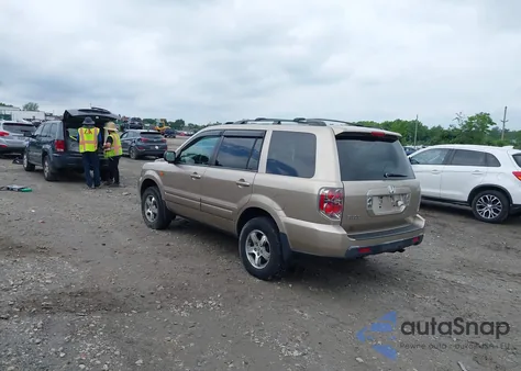 2006 Honda Pilot Ex-L из США, поврежденный, VIN 5FNYF28756B008300